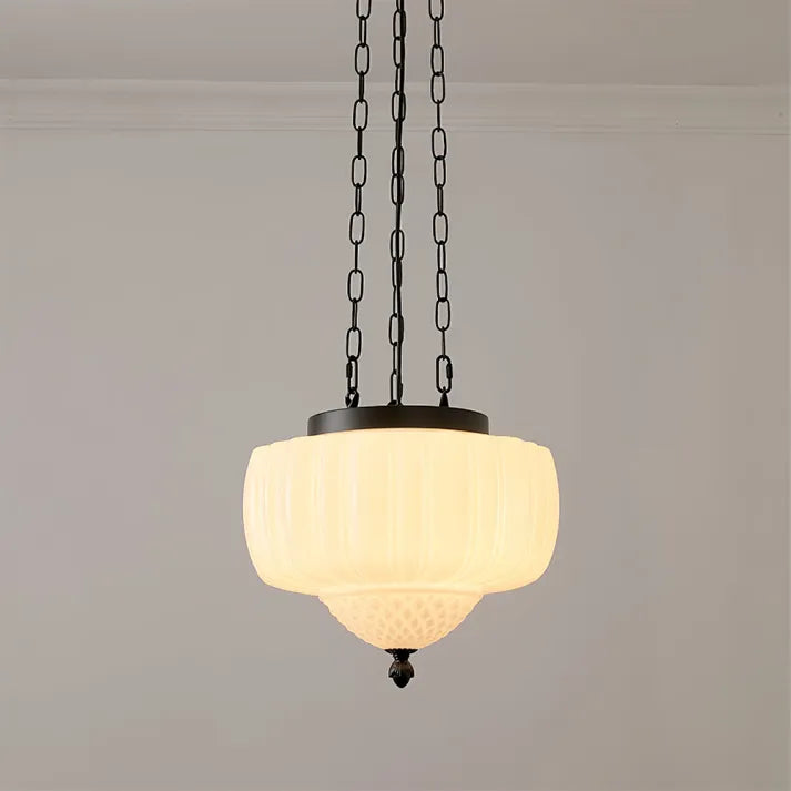 LyraNova White Minimalist Pendant Light for Modern Interiors