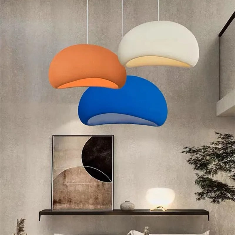 VelaCloud Pendant Light - Soft Cloud-Like Resin Glow