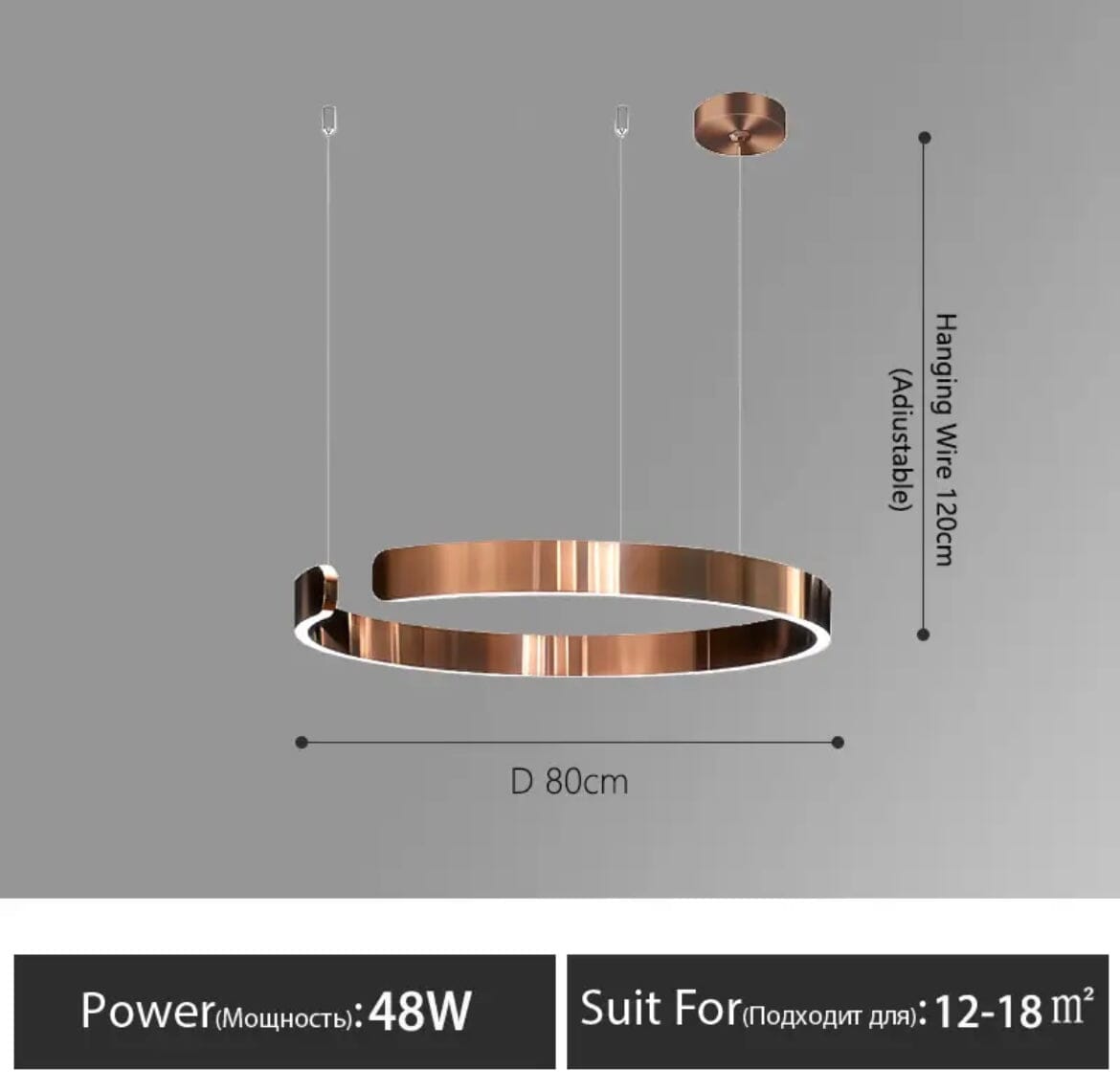 Liora Nordic Ring Chandelier Modern Elegant Lighting