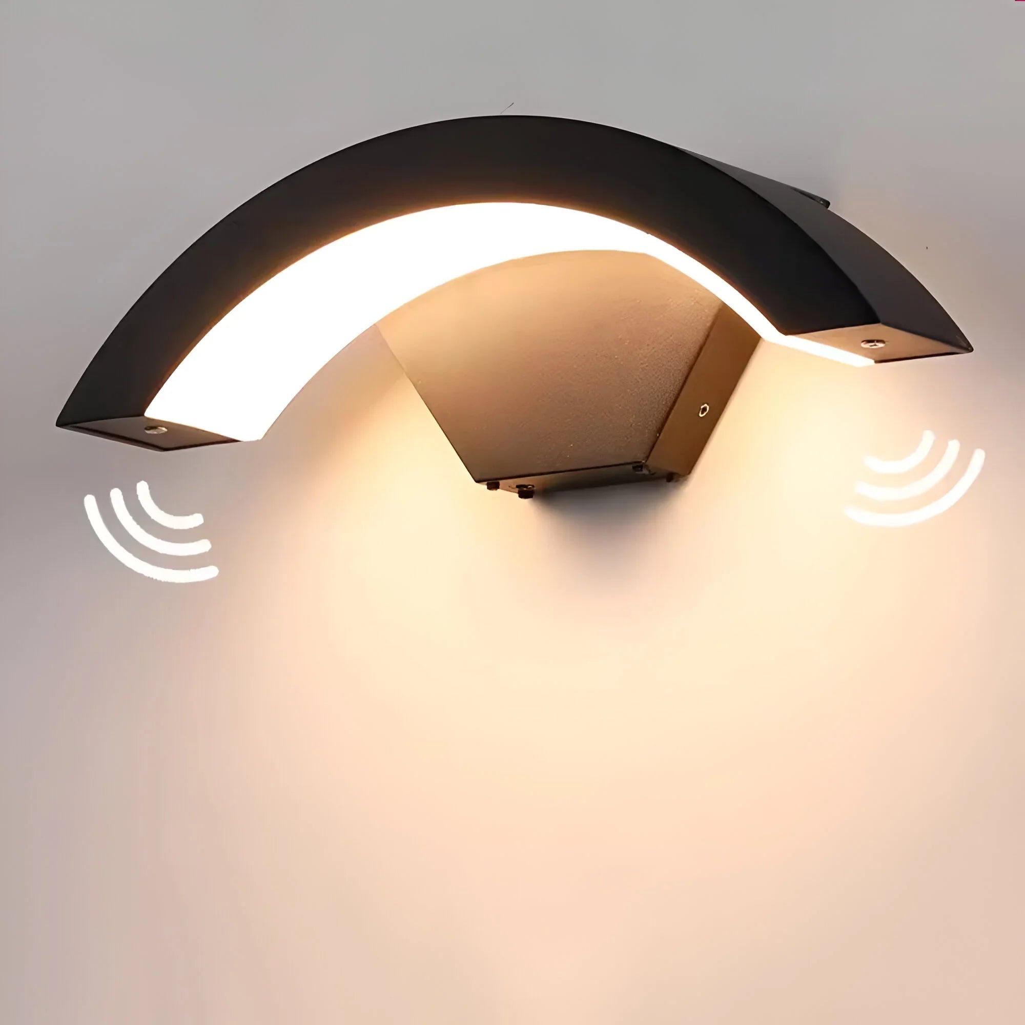 LumaPulse Outdoor Motion Sensor Wall Light With Auto Off After 30 Seconds