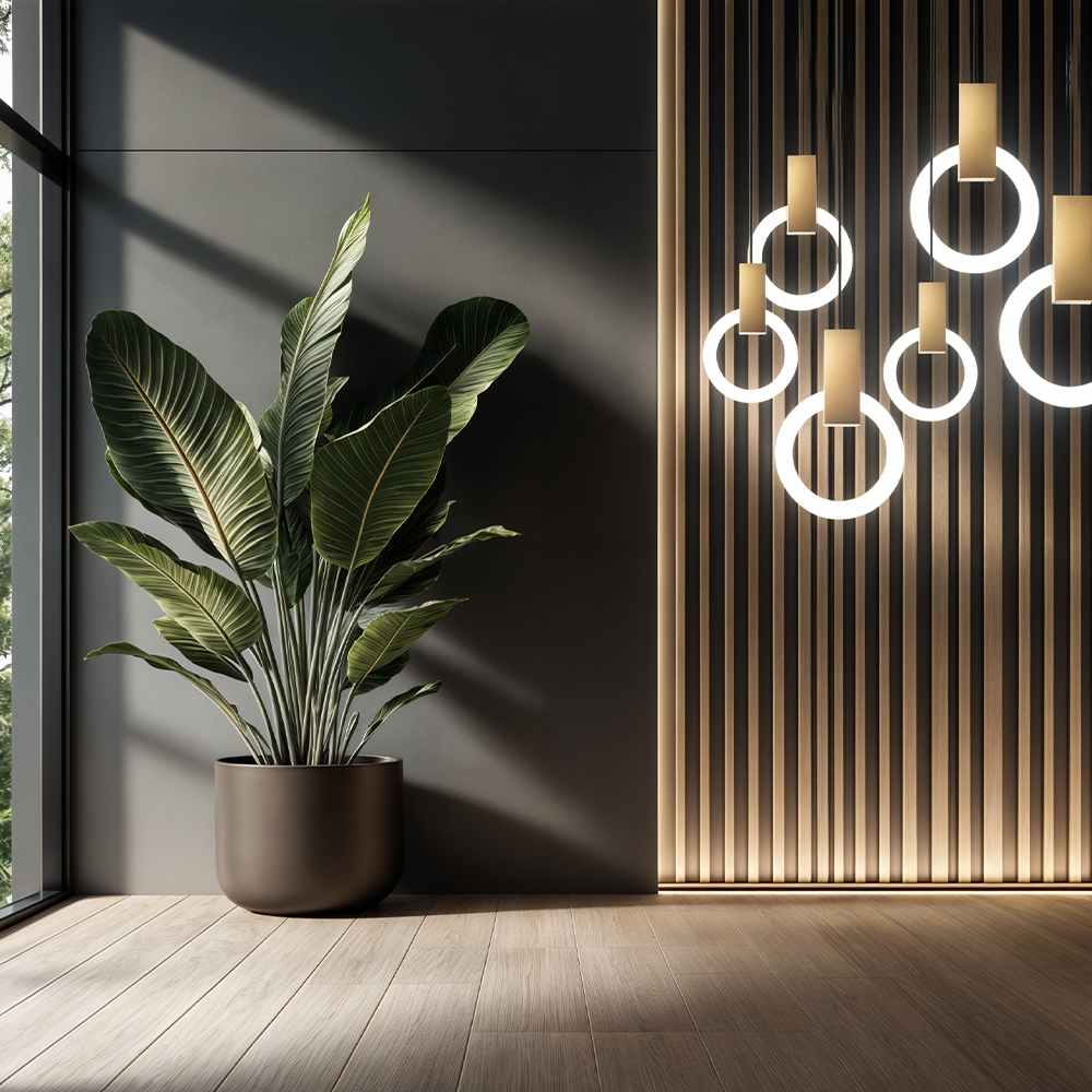 VesperHalo Ceiling Pendant Light Circular Modern Fixture