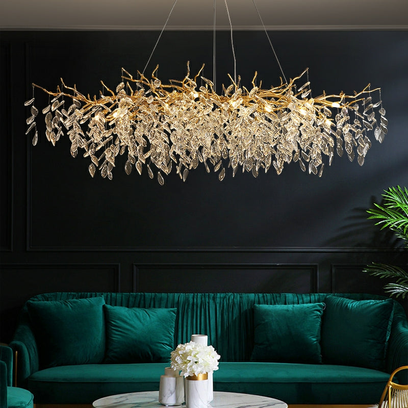 French Style Branch Crystal Chandelier For Modern Homes