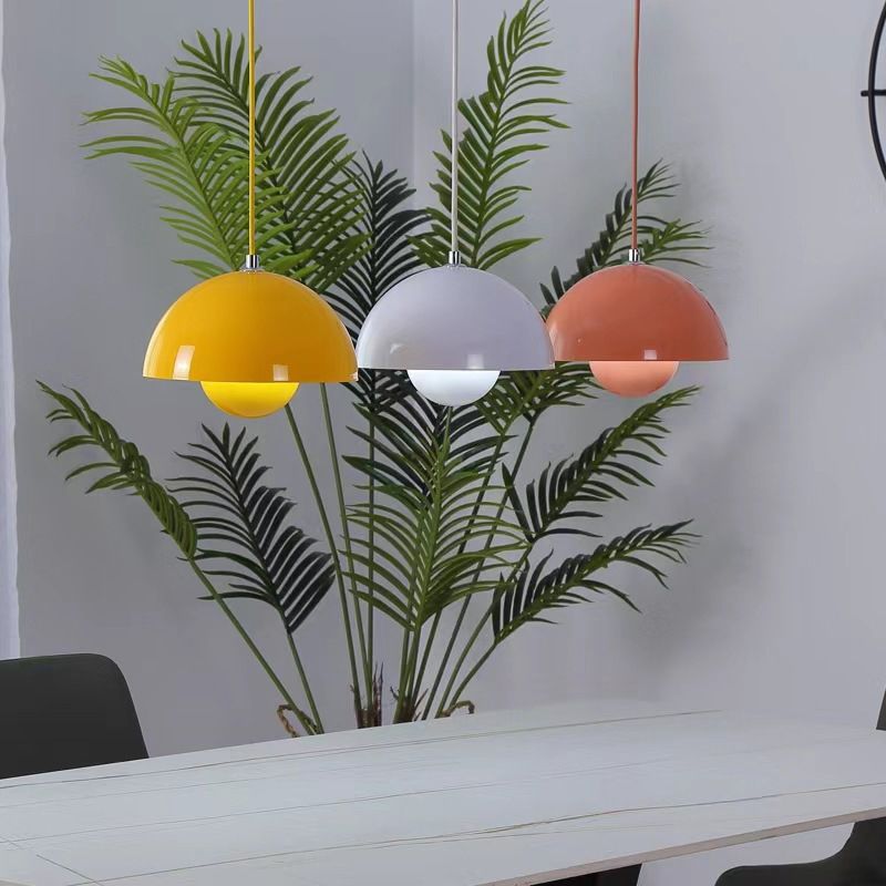 PetalGlow V2 Pendant Light With Flower Pot Lampshade For Bedroom