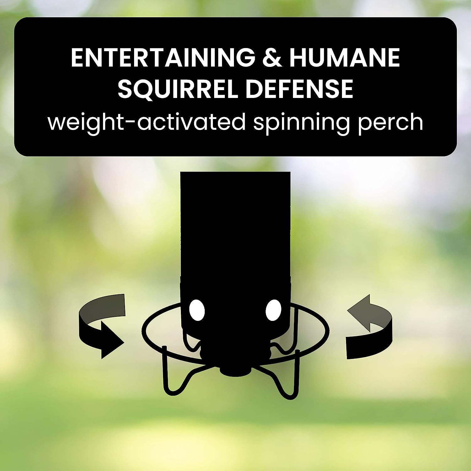 Weight Activated Squirrel Proof Bird Feeder With Anti Squirrel Guard