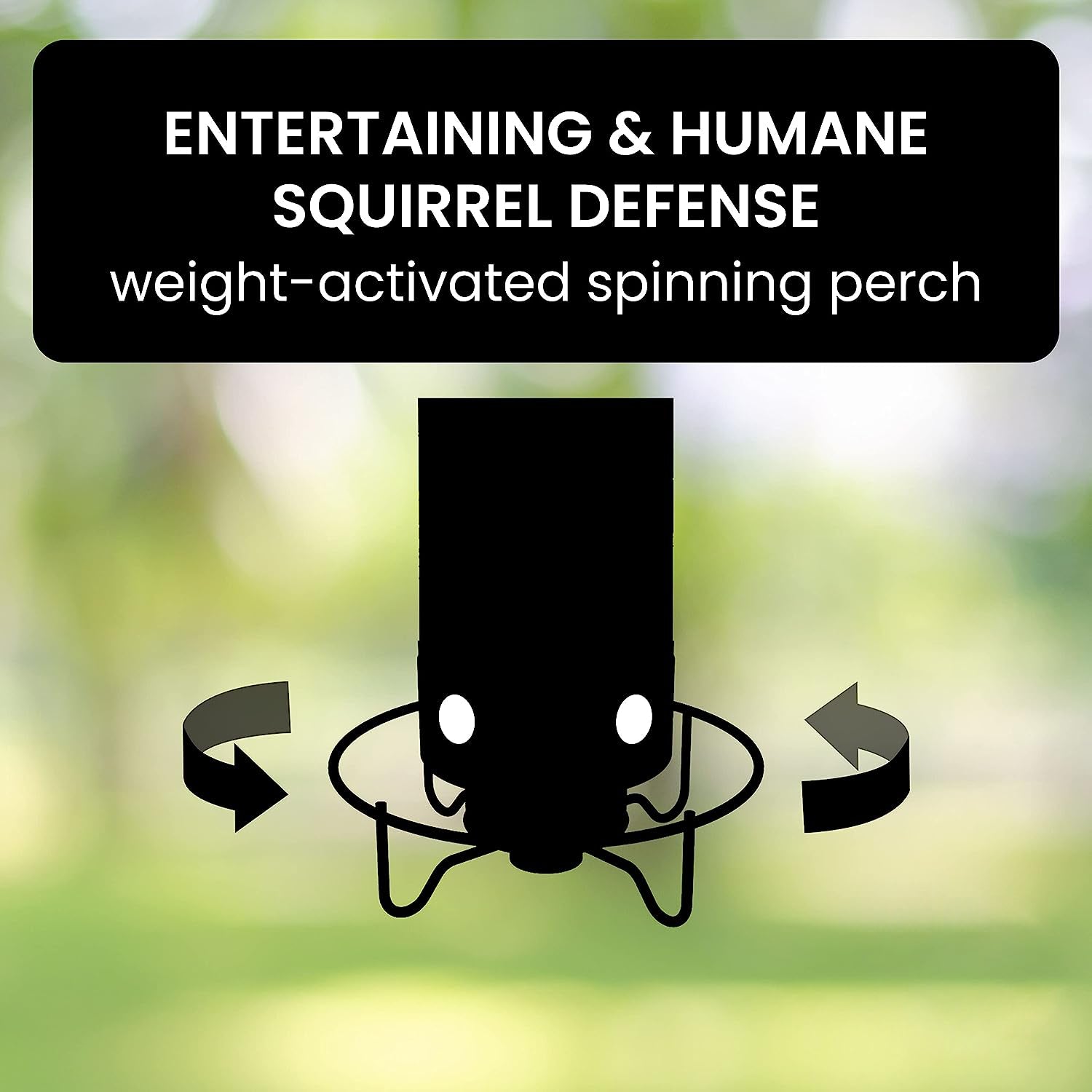 Weight Activated Squirrel Proof Bird Feeder With Anti Squirrel Guard