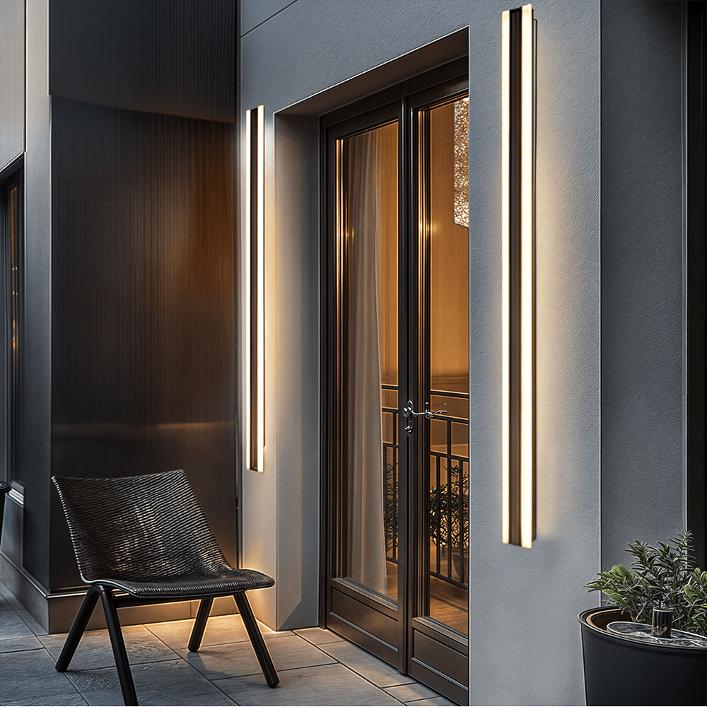 Luz de Parede LED Exterior em Alumínio Kirrelus com Design Elegante