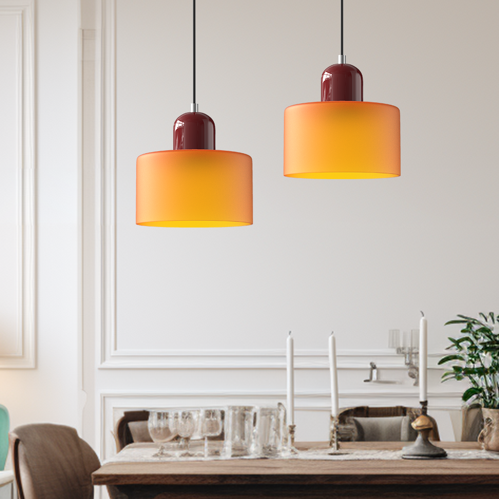 Astra Glass Pendant Light With Adjustable Suspension