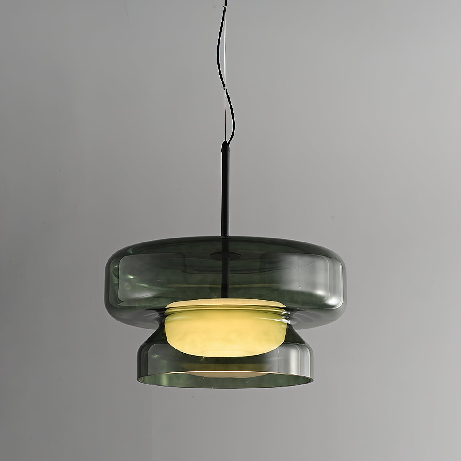 NovaLume Glass Pendant Light With Integrated LED For Modern Interiors