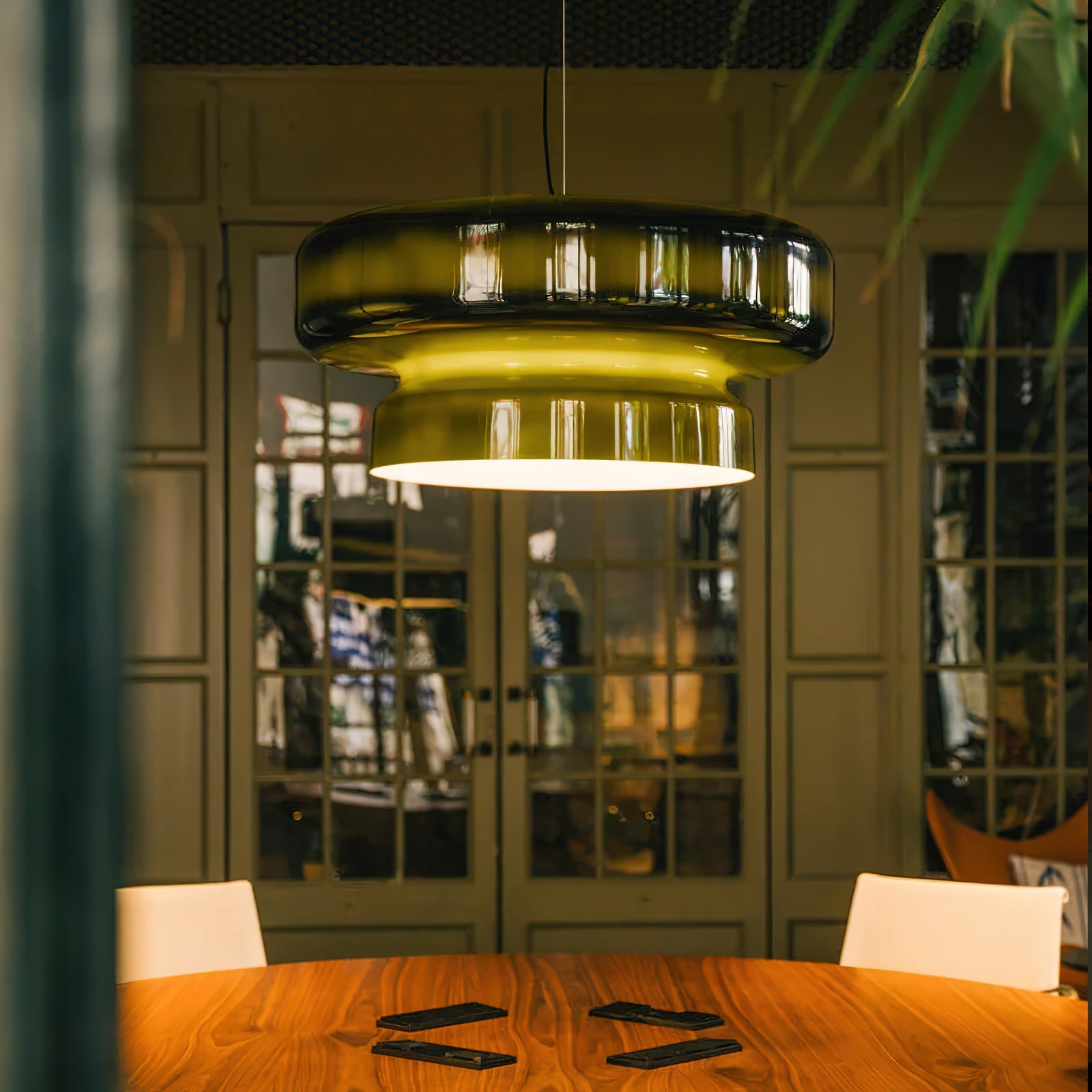 NovaLume Glass Pendant Light With Integrated LED For Modern Interiors