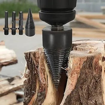 32 mm bor til brænde af højt kulstofstål med skaftsystem, 5 dele, skridsikker kegle