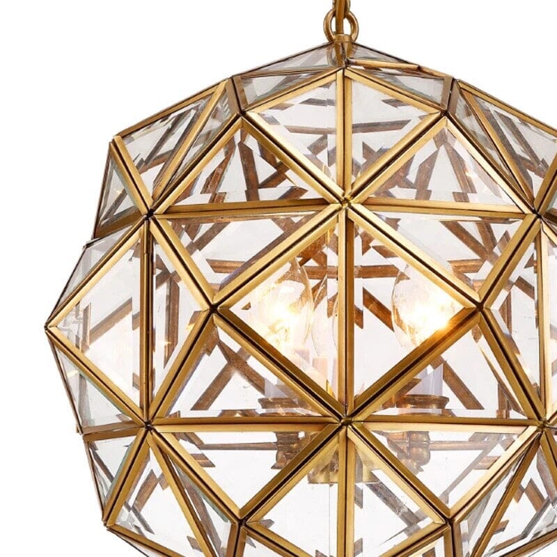 Nyra Prism Glass Pendant Light for Indoor and Outdoor