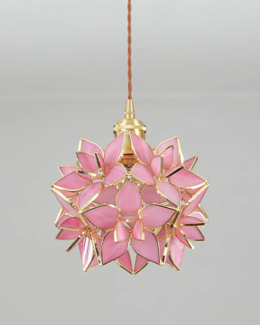 CapizLuxe Pendant Light Handcrafted Ceiling Lamp With Elegant Glow