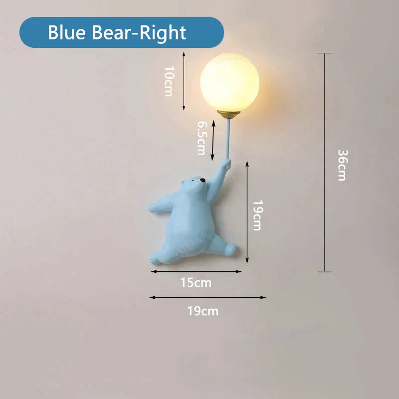 ToonGlow Kids Cartoon Wall Light Colorful Night Lamp