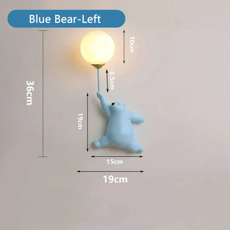 ToonGlow Kids Cartoon Wall Light Colorful Night Lamp