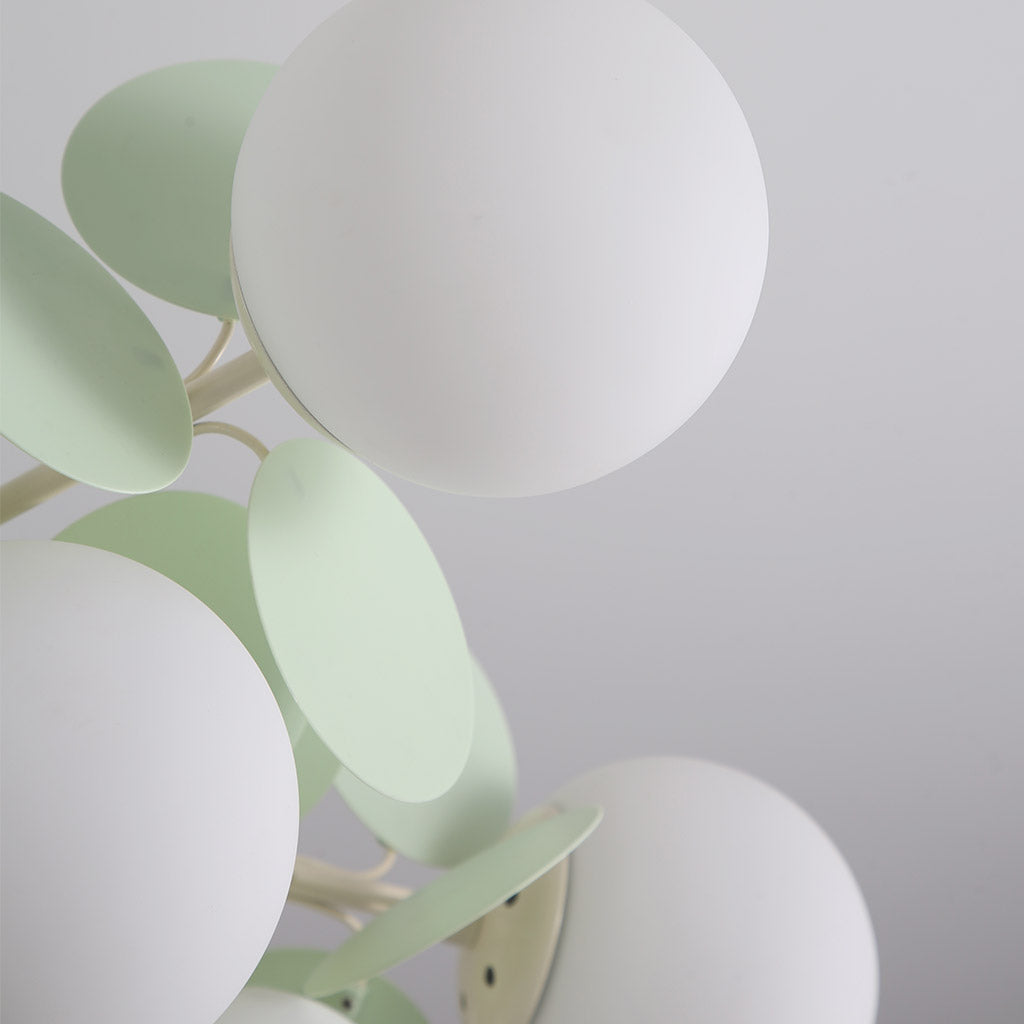 Chandelier With Modern Artistic Opal Colorful Design