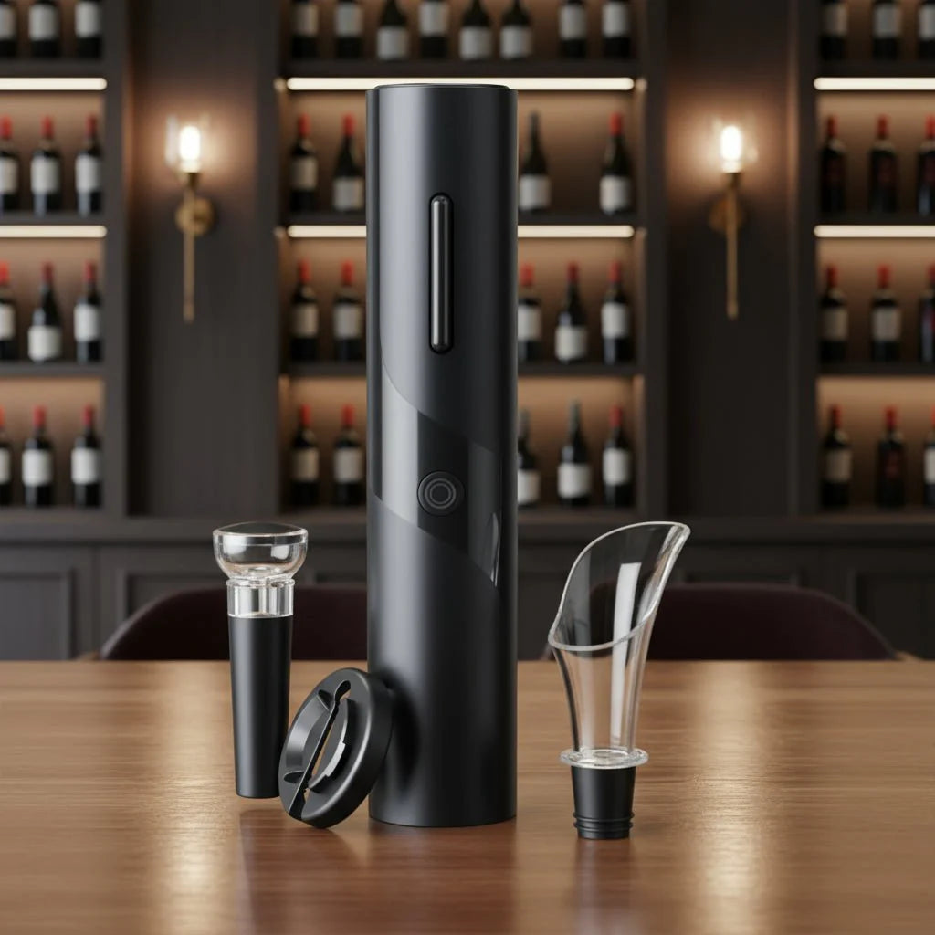 VintEdge 4-In-1 Rechargeable Electric Wine Opener With Smart Control