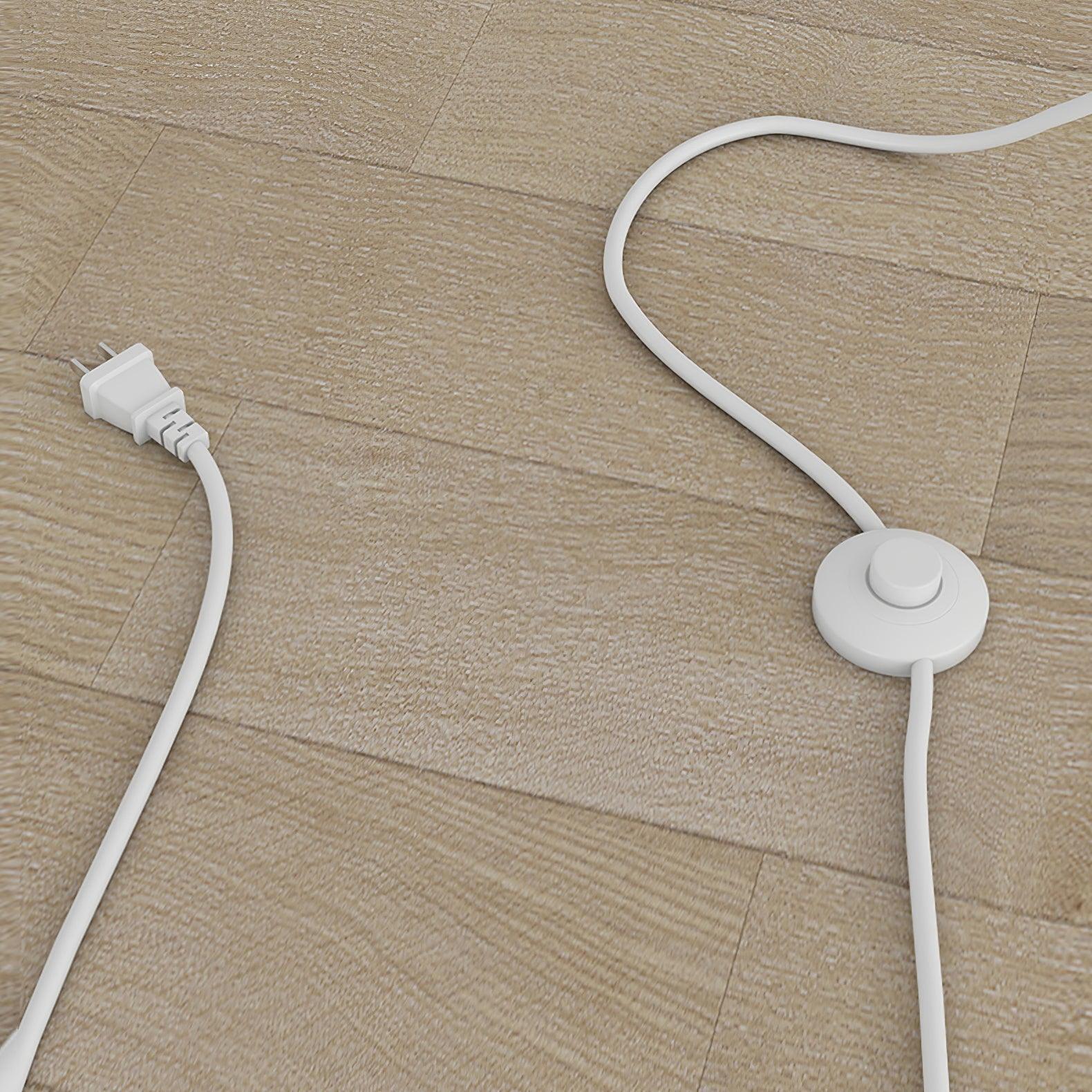 Candeeiro de Pé Lumara em Metal e Vidro com Estilo Moderno