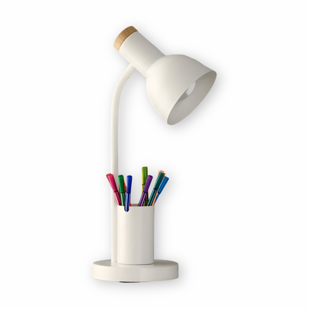 AstraLuma Modern LED Desk Lamp With Integrated Pen Holder