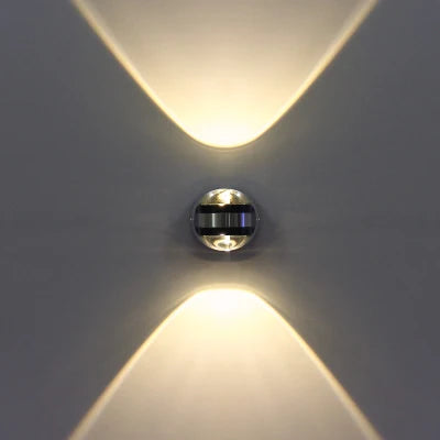 Solara Crystal LED Wall Light PrismGlow Pro Series