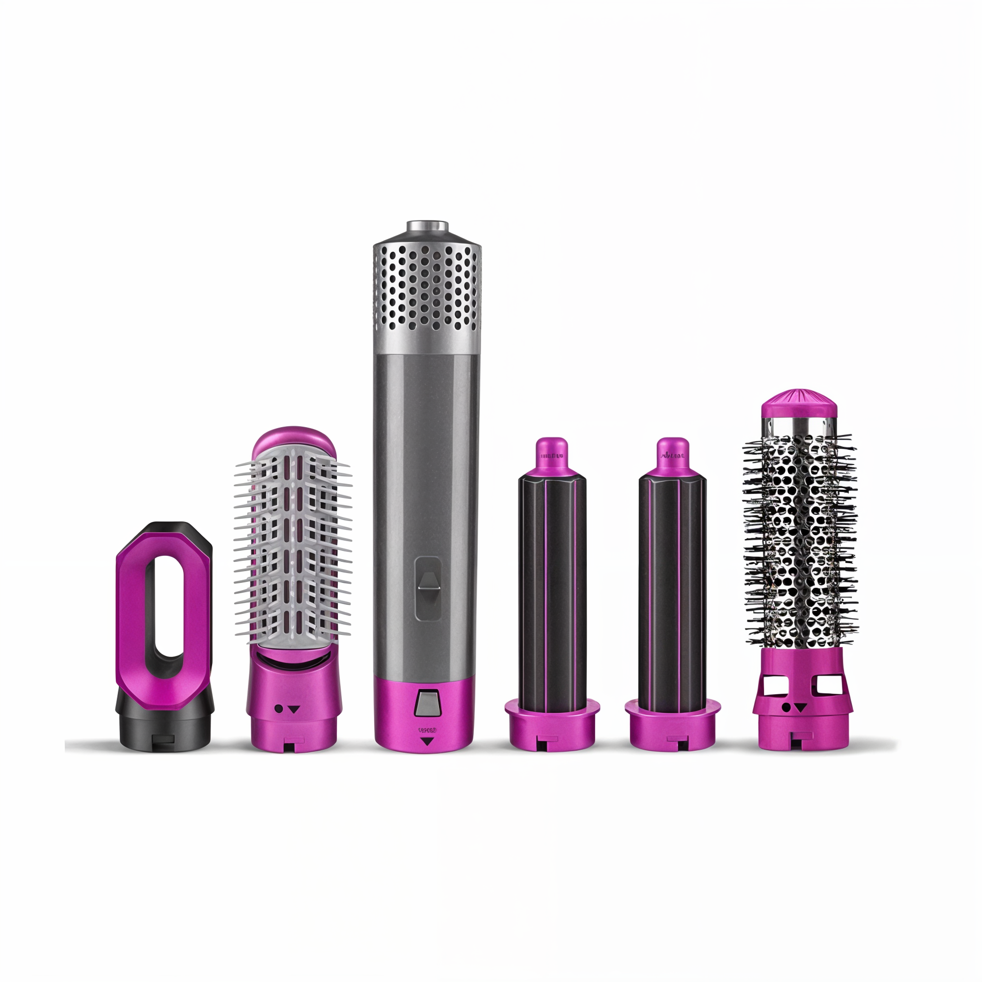 5-in-1 Haardroger en Stijltang met Ionentechniek en Opzetstukken