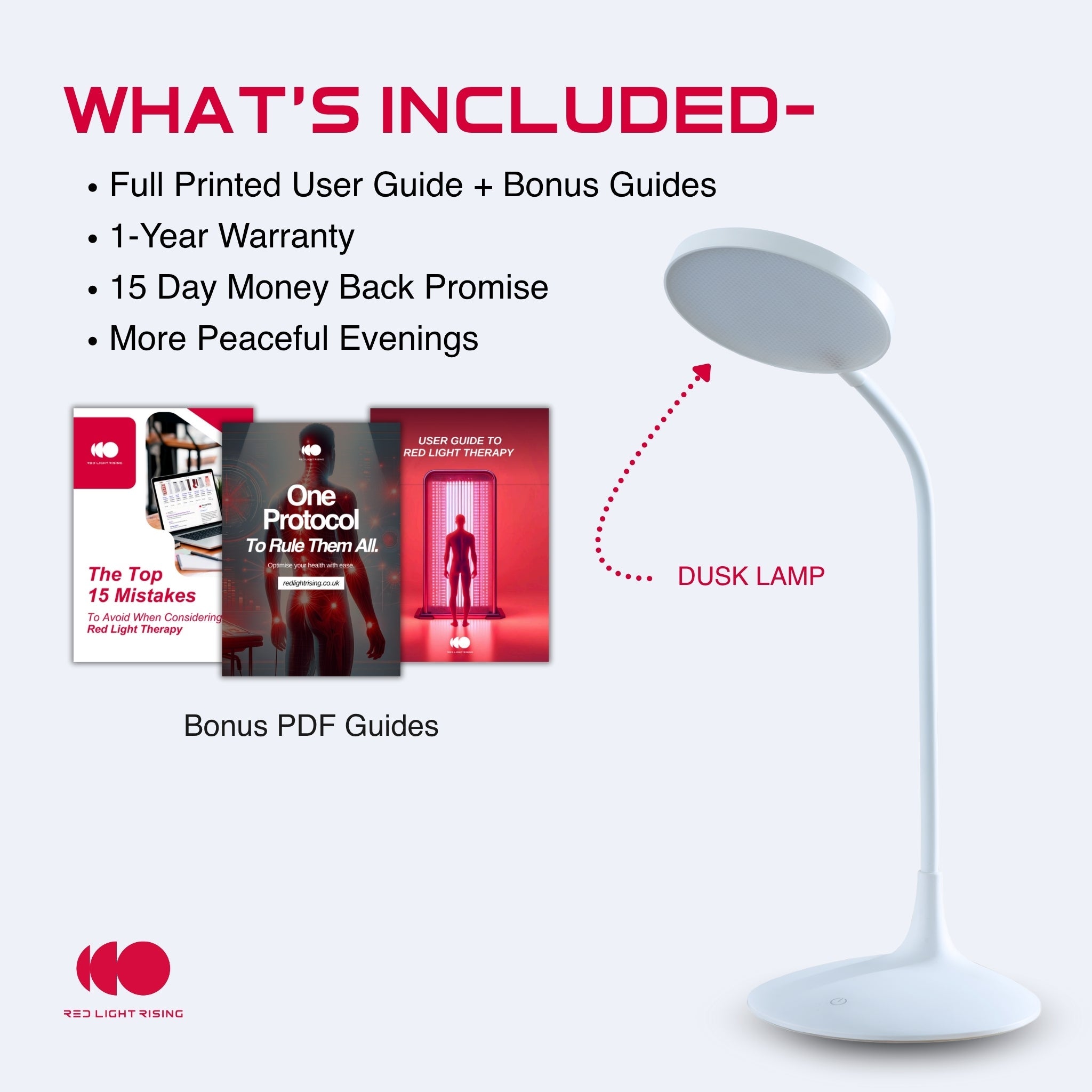 Velvet Dusk Lamp Red Light Night Light for Cozy Evenings