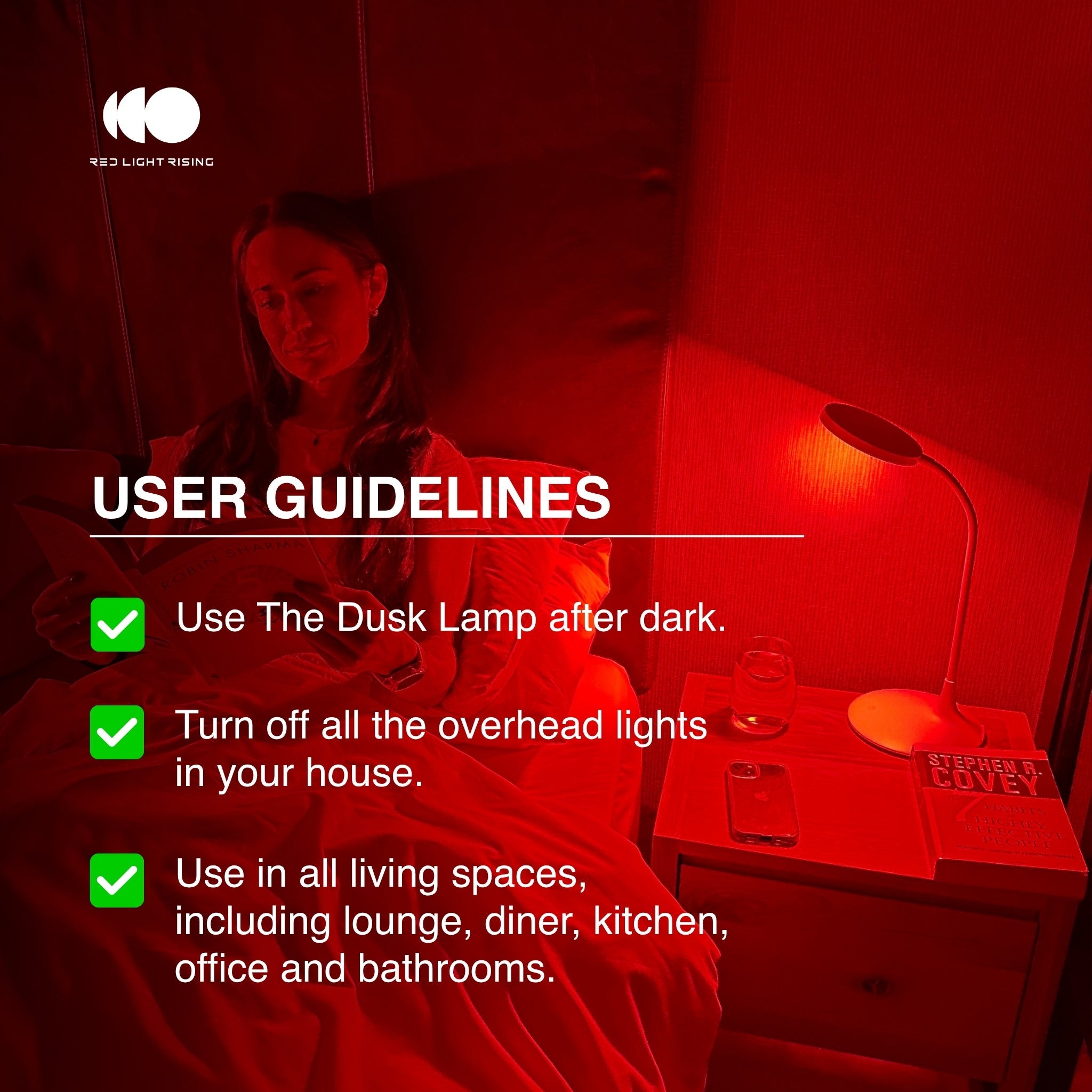 Velvet Dusk Lamp Red Light Night Light for Cozy Evenings