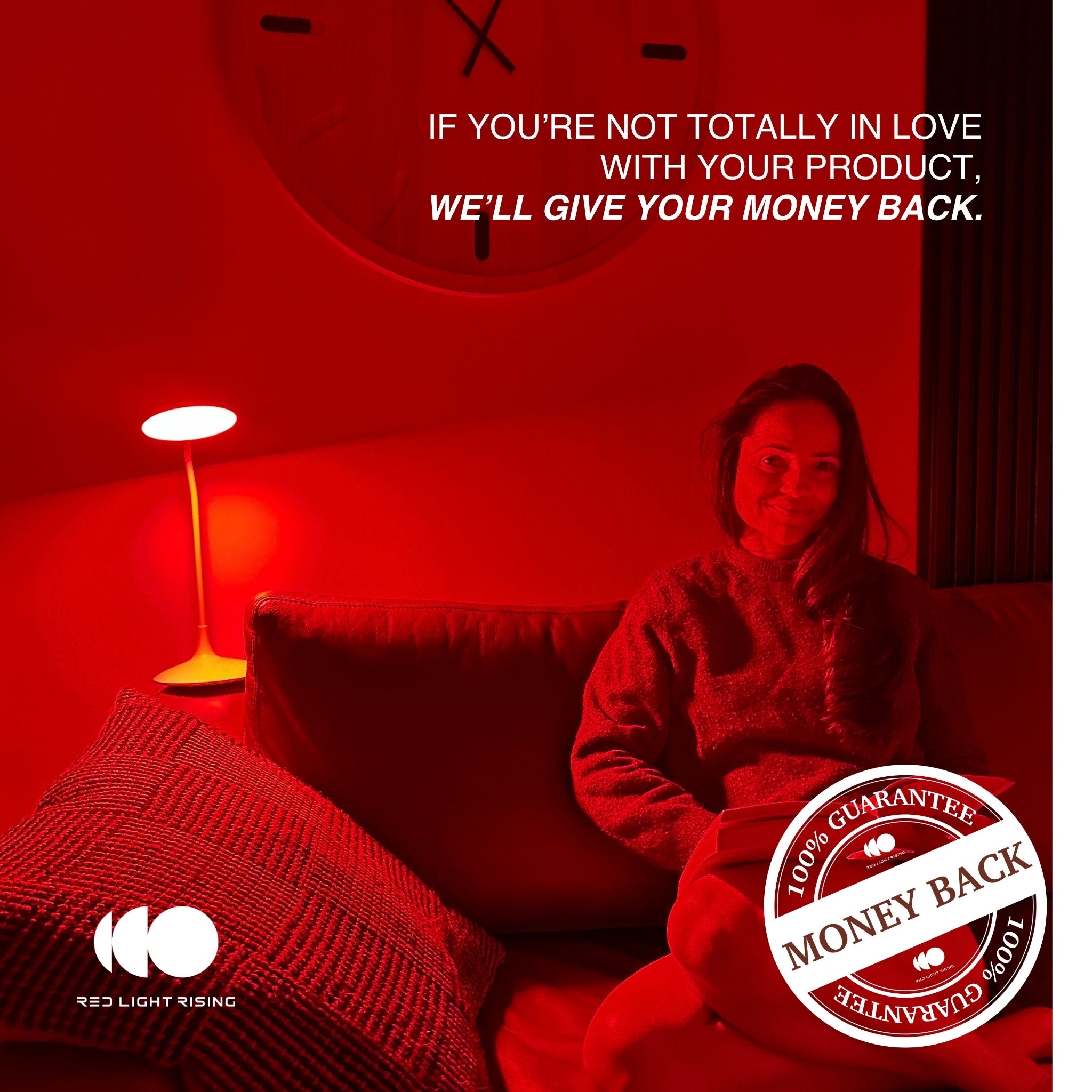 Velvet Dusk Lamp Red Light Night Light for Cozy Evenings