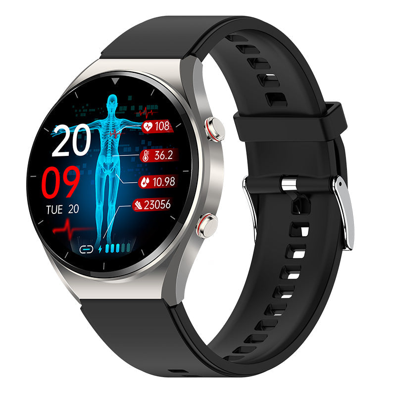 Svulp | One-Click Blood Sugar|Blood Glucose Blood Pressure ECG|ECG HRV Heart Rate Monitor Health Smart Watch