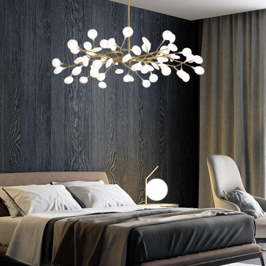LuminaBranch Nordic Tree Chandelier With Gold Or Black