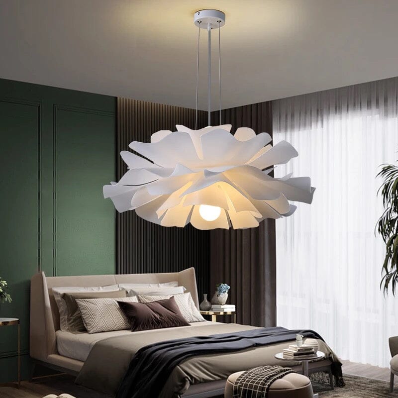 Lampada a sospensione Lunara Cloud Flower con bagliore morbido a fiore