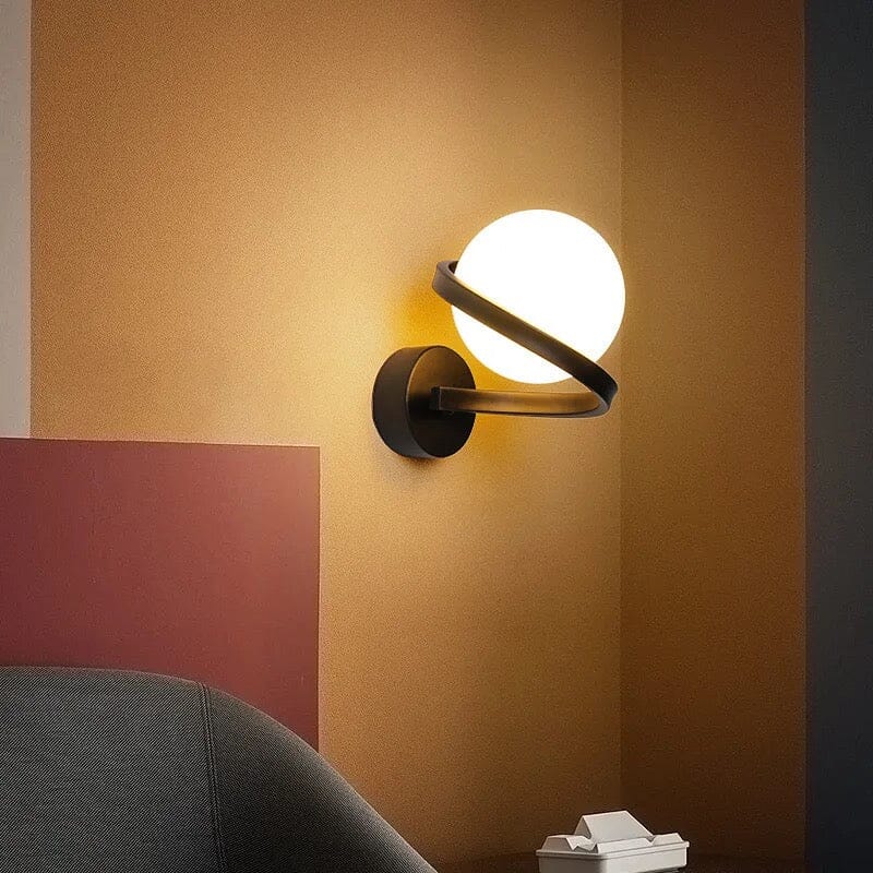 Aurelia Copper LED Wall Light With Warm Glow Sconce