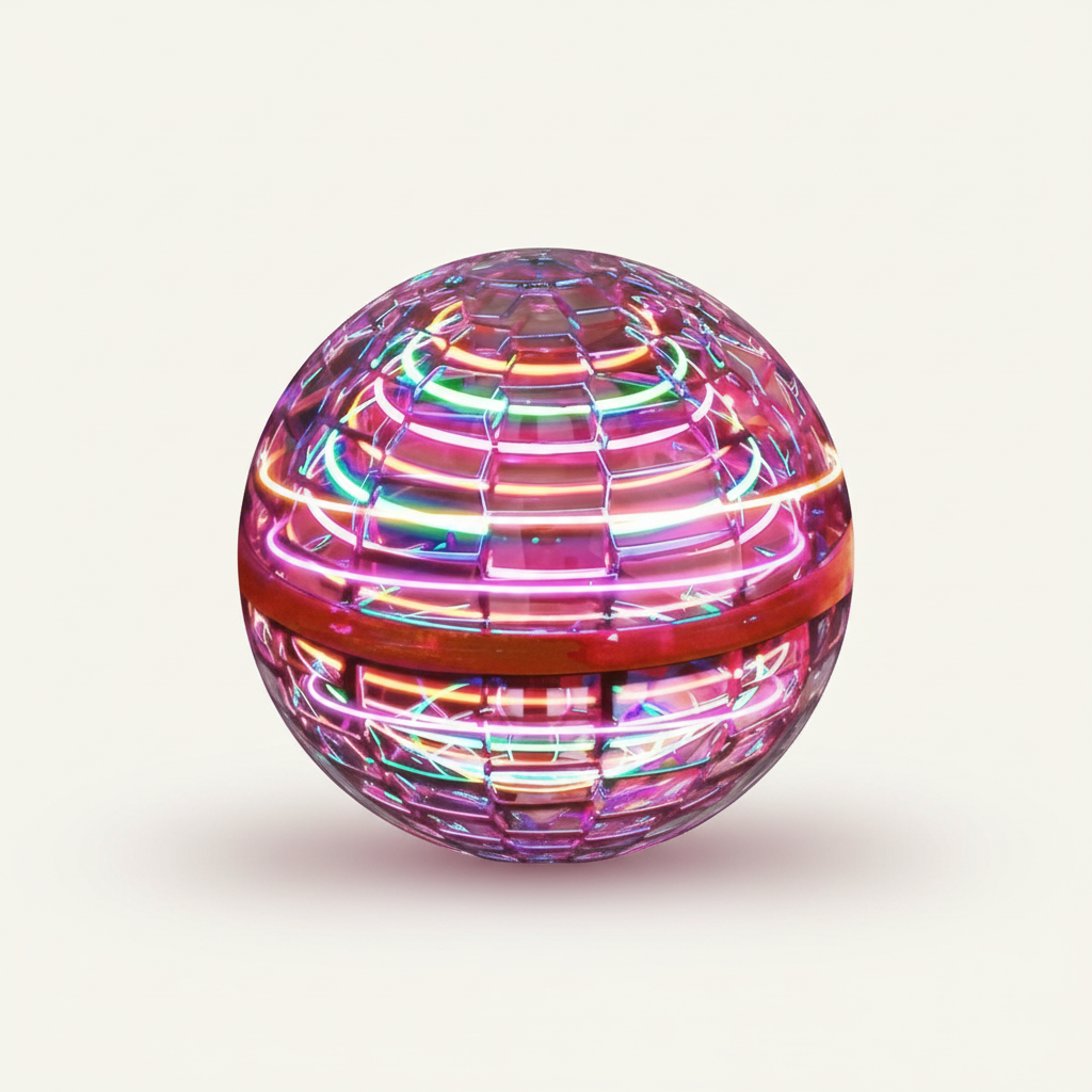 Vortex Orb Flying Ball With USB Rechargeable RGB Flight System And Gyroscopic Boomerang