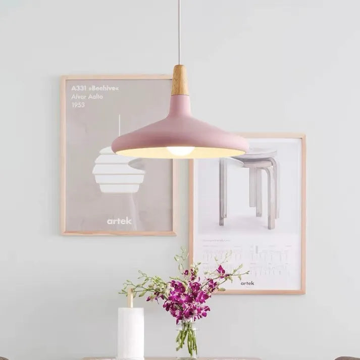 Asterra Macaron Inspired Cone Pendant Light by NyraLume Studio