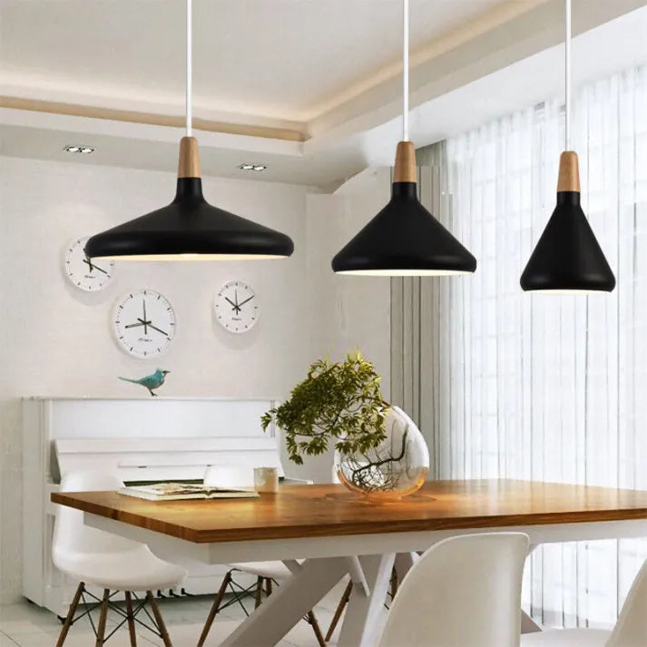 Asterra Macaron Inspired Cone Pendant Light by NyraLume Studio