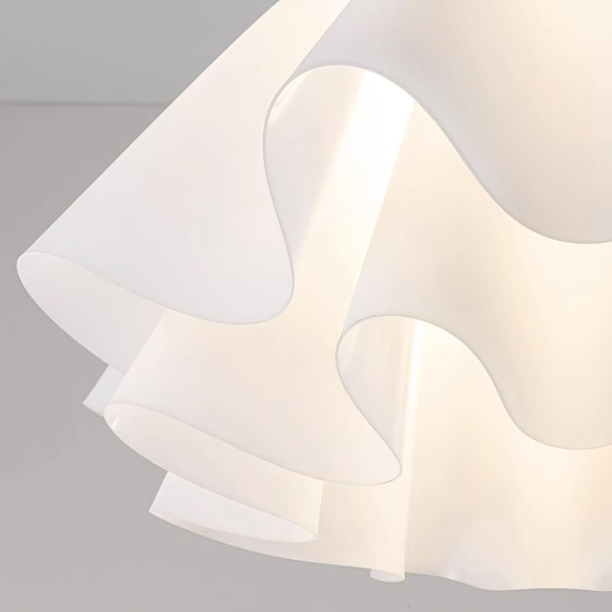 Lunari Copper Base Folded Ceiling Light for Modern Living Rooms