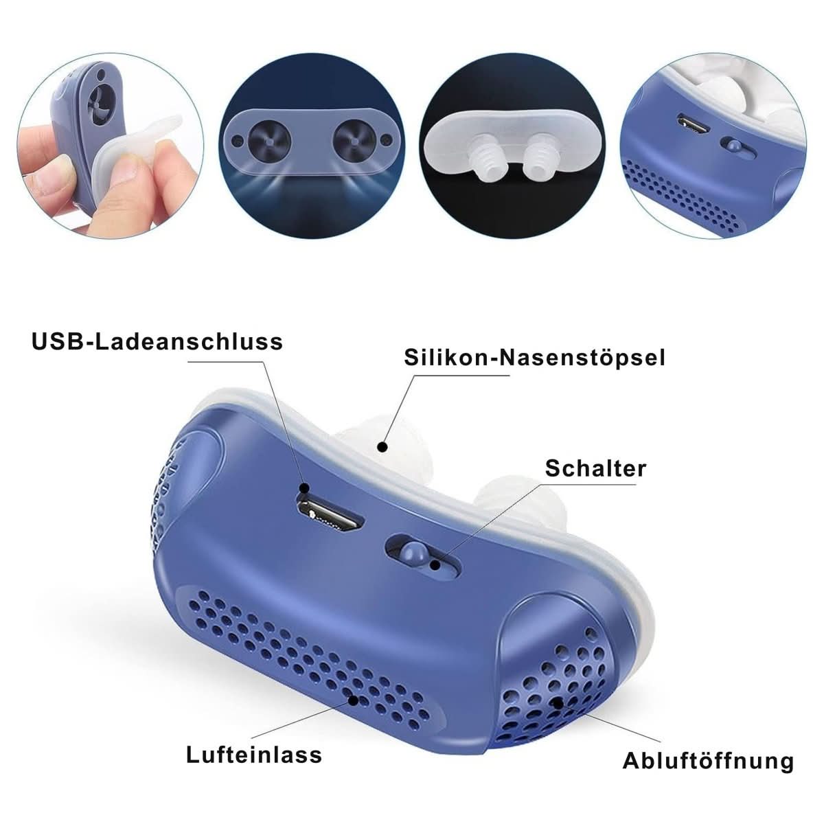 QuietBreath Compact CPAP Device For Snoring And Sleep Apnoea