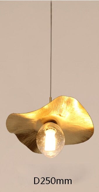 Elara Copper Mini Golden Shell Adjustable Pendant Lights