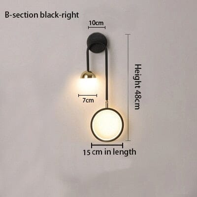 NordicGlow Acrylic Wall Light for Modern Living Spaces