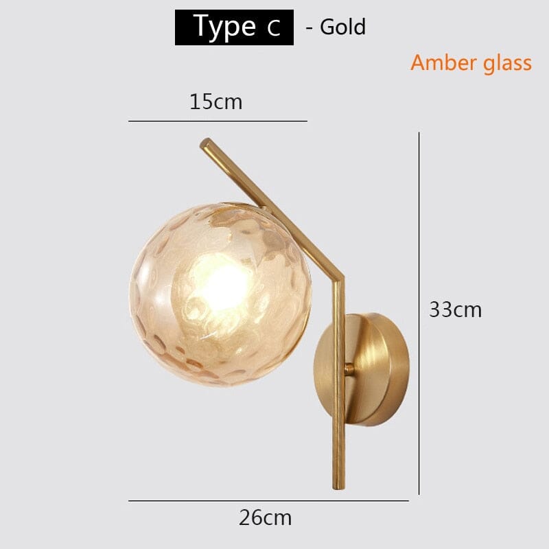 Vernox Nordic Linear Ball Wall Light for Kitchen Bedroom