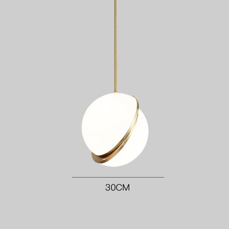 NyraHalo Orb Moon Pendant Light for Living Room Ceiling Lamp