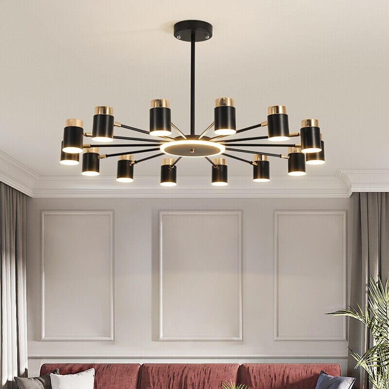 NexaLume Chandelier Modern Dimmable Ceiling Light Design