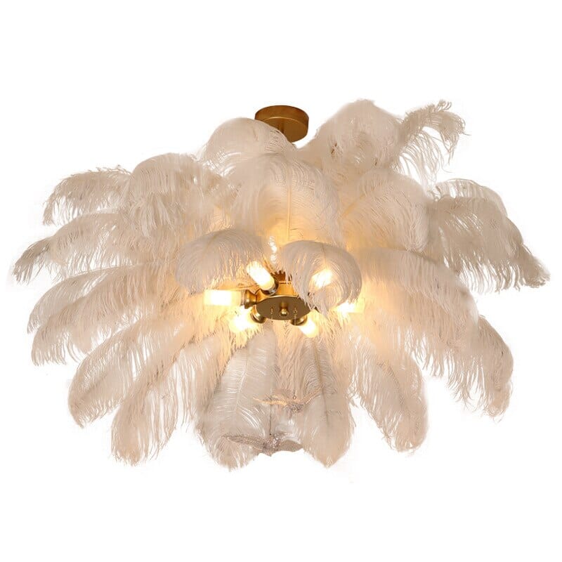 FeatherLoom Modern Chandelier Adjustable LED Pendant