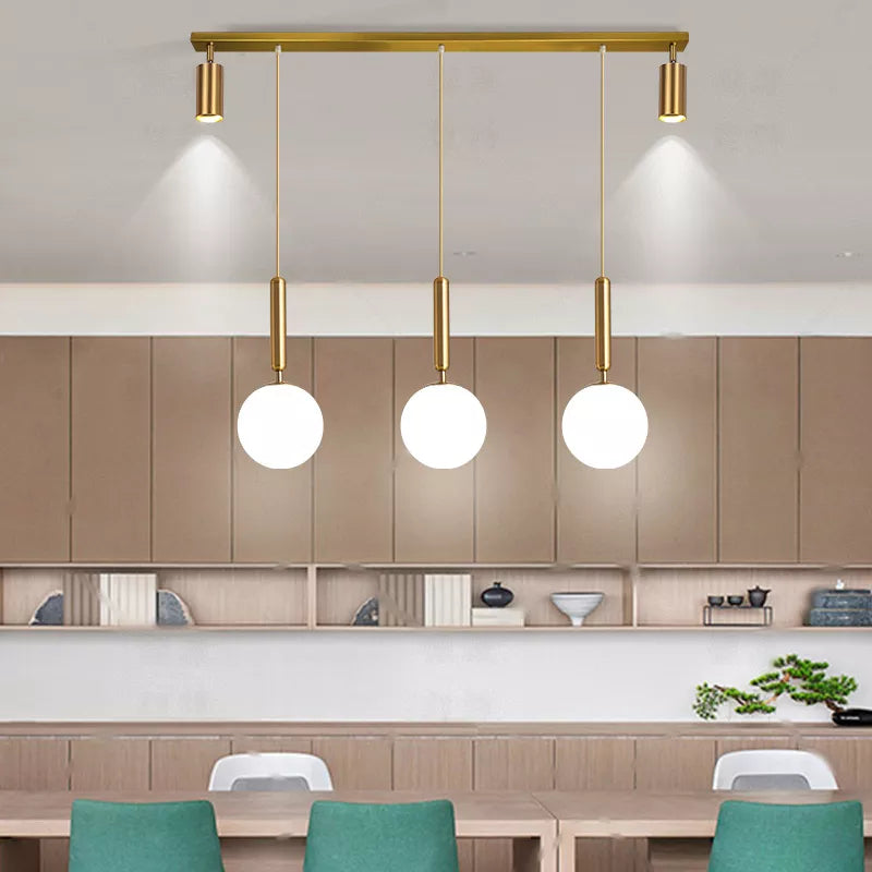 Lyra Three-Head Glass Pendant Light for Modern Homes