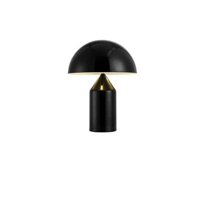 Aurex Table Lamp in Nordic Mushroom Style Black White Gold