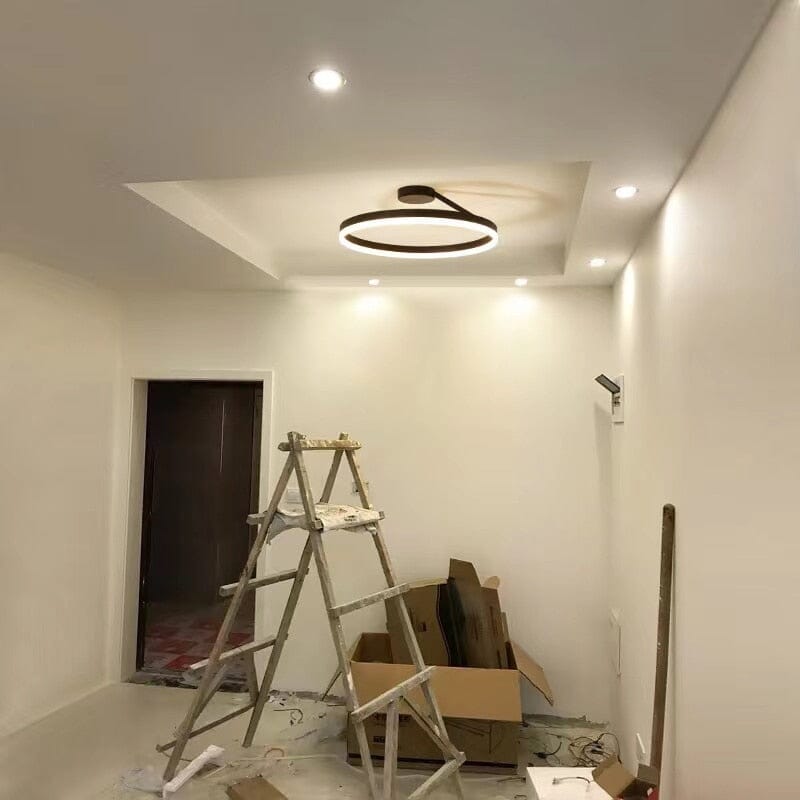 Anel de Luz NovaLux com Difusor Acrílico e Anéis de Cristal