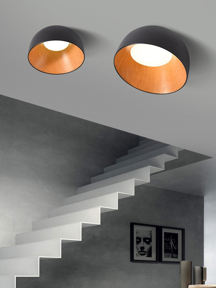 Modern Retro Ceiling Light In Two Sizes And Two Colors