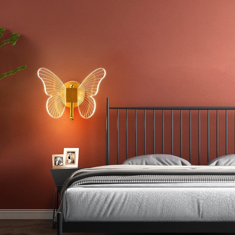 Applique murale LED Papillon LumiWings avec installation facile