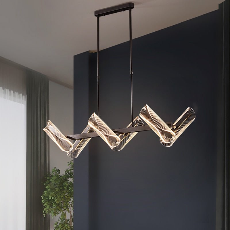 AriaNova Acrylic Transformable Pendant Light LED Friendly