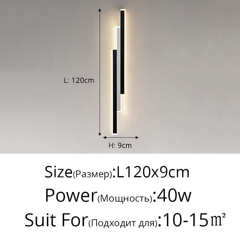 Asterra Triple-Rect Wall Sconce Outdoor Porch Light