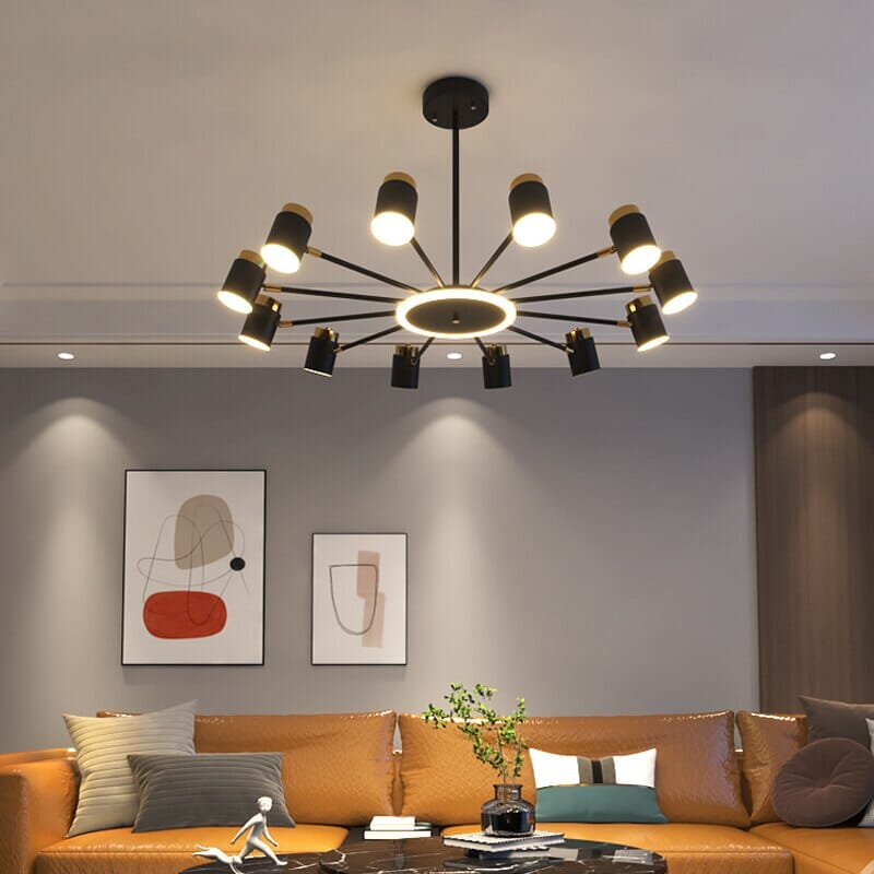 NexaLume Chandelier Modern Dimmable Ceiling Light Design